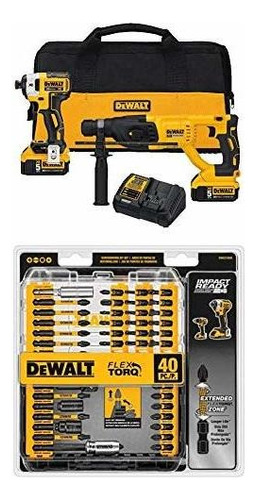 Dewalt Dck233p2 20v Max Xr Sin Escobillas Sds Plus 1 PuLG