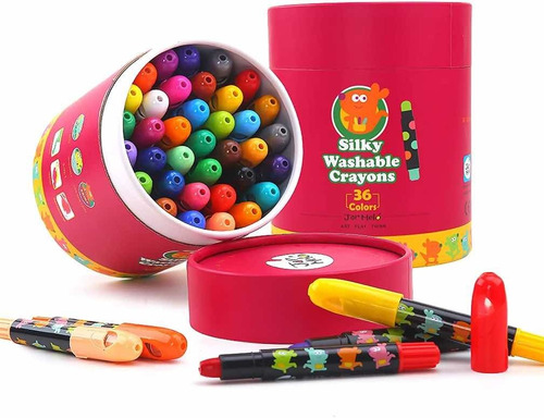 Set 36 Crayolas Multi Uso Lavables Jar Meló Cadaques Kids