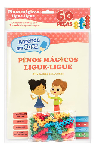 Linha Escolar Livro-kit Ligue-ligue Pinos Mágicos, De Todolivro. Editora Brasileitura, Capa Mole, Edição 1 Em Português, 2023