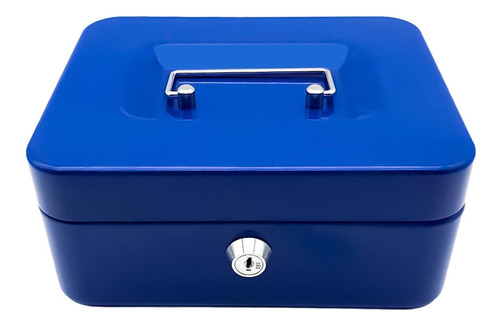Caja De Efectivo Con Ranura Con Asa, Caja De Ahorro De Azul