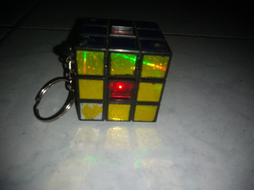 Cubo Rubik Mini Keychain Llavero Original 3x3 Vintage