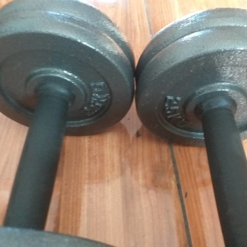 Mancuernas Maletin 15kg, 20kg Y 30kg Fierro