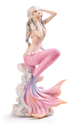 Decoración De Figuras De Sirena, Hechas A Mano, Hermosa Resi