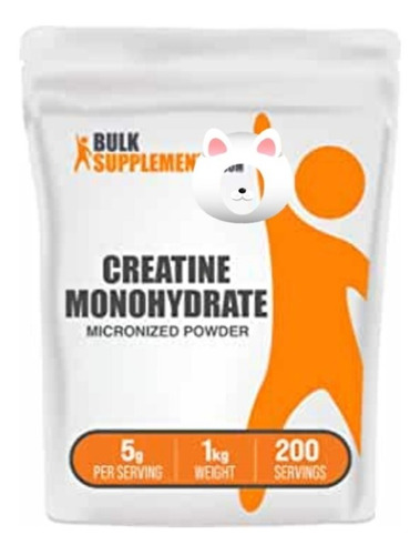 Creatina Monohidrato De Bulksupplements, 99,99%