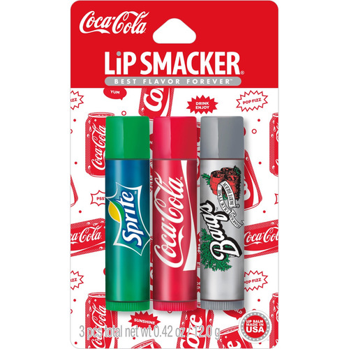Lip Smacker Brillo De Labios Sprite/coca-cola/barq 3 Ct