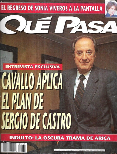 Revista Qué Pasa 1247 / 4-3-95 / Cavallo Y Sergio De Castro