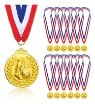 Comprar 12 Medallas De Oro, Medallas De Metal Con Cinta Para El Cuel