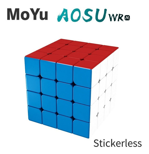 Cubo Mágico 4x4x4 Moyu Aosu Wr M Magnético Colorido