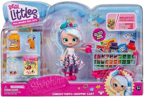 Shopkins Muñeca Shoppin' Cart Real Littles 