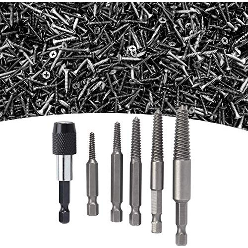 Extractor De Tornillos Rotos De 6 Piezas, Herramienta D...