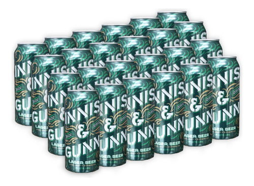 24 Pack Cerveza Innis Lager Lata 440 Ml