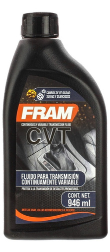 Aceite Fram Sintetico Transmision Cvt 946ml Scfcvt2