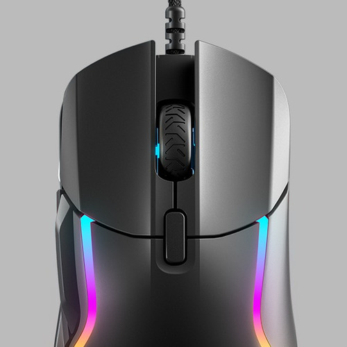 Ratón De Precisión Con Sensor Óptico, 9 Botones Programables Para Juegos Multigénero, Steelseries Rival 5, Negro