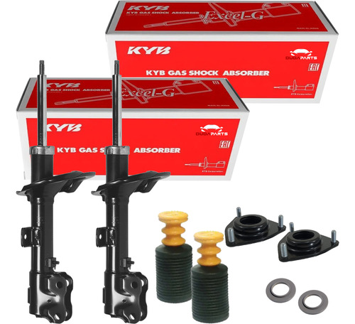 Par Kit Amortecedor Dianteiro Outlander 2006 A 2013 Orig Kyb