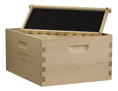 Caja De Abejas Langstroth De 10 Marcos Hecha Por Amish ...