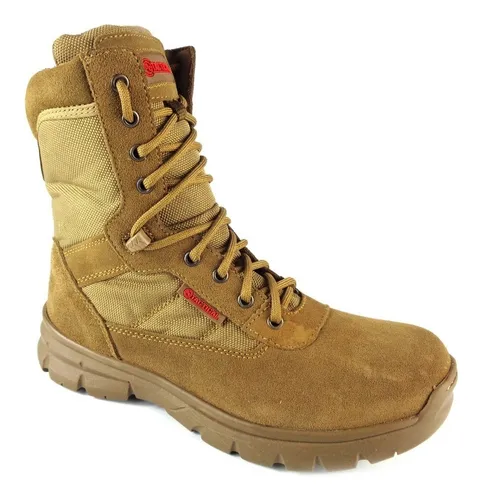 Botas Hombre Tactical Militar Campo 4374 Koyote