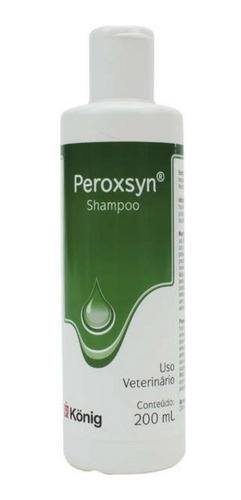 Shampoo Para Cães E Gatos Peroxsyn 200ml Konig