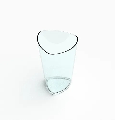 Vaso Desechable Transparente Triangulo 20 Piezas