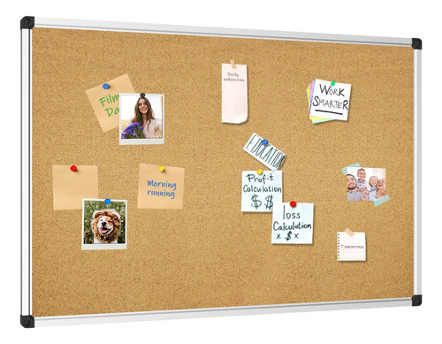 Cork Board 48 X 36, In Board Corkboard With Push Pin F...