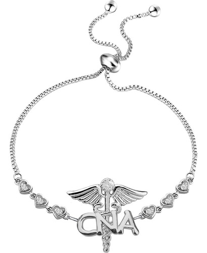 Pulsera De Asistente De Enfermería Certificada Cna Charm Cna