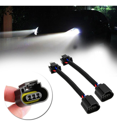 Cable Trenzado Para Coche Con Conector H4 Macho A H13 Hembra