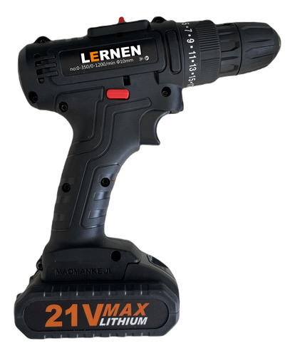 Imagen 3 de 5 de Kit Taladro Destornillador Inalámbrico 21v + 2 Baterías