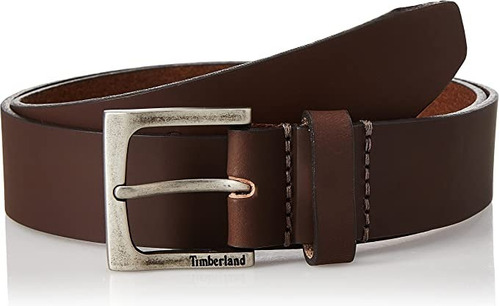 Timberland ® Cinturón De Cuero Clásico Hombre 100% Piel Dht Color Marrón Talla 32