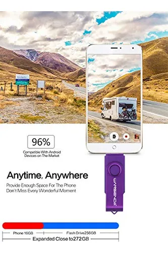 Unidad Flash Wansenda Otg Usb C Tipo C 2 En 1 Usb 3.0/3.1 Th