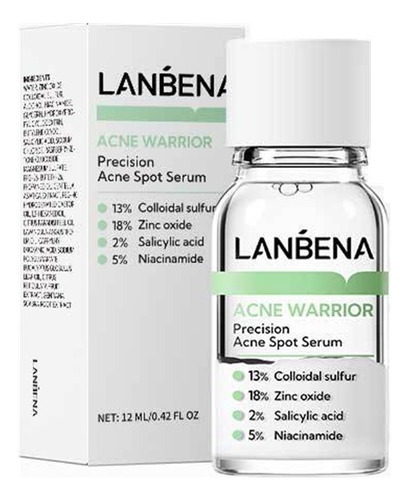 Lanbena Loción Secadora De Espinillas Y Acné Pimple Warrior Momento De Aplicación Noche Tipo De Piel Grasa