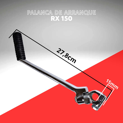 Palanca Arranque (patada) P/ Zanella Rx 150 Cc Far