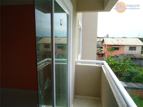 Ótimo Apartamento Com 2 Dormitórios À Venda, 65 M² Por R$ 155.000 - Enseada Das Gaivotas - Rio Das Ostras/rj - Ap0097