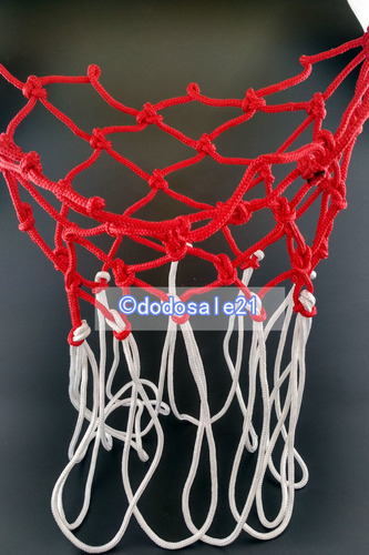 Baloncesto 5mm Red Nylon Todo El Tiempo 9 Aro Borde Estándar