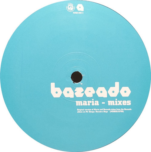 Vinilo Maxi - Bazeado - Maria 2001 Ingles