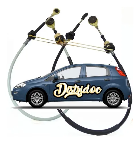Kit X 2 Cables Selectora Cambios Fiat Punto 1.3 Jtd