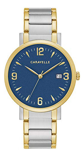 Reloj Para Hombre Caravelle Por Bulova 45a149 Pulsera En