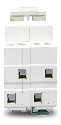 Interruptor Palanca 63a Selector 2p 1-0-2 Riel Solar Red Blanco