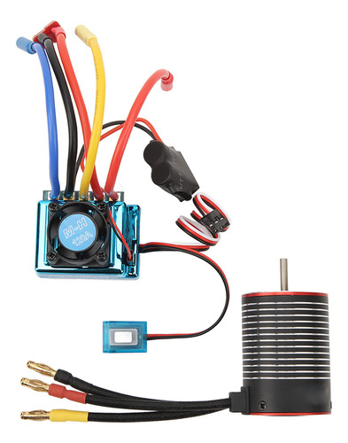 Motor Sin Escobillas 3650, 120 A, Esc, Rc Professional, Resi
