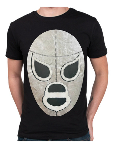 Playera Estampada Mascara De Luchador, Lucha Libre Mexicana