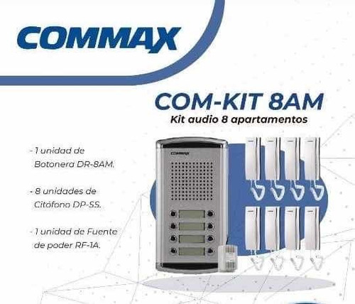Imagen 1 de 2 de Intercom Commax De Audio Y Video Apartamentos Condominio