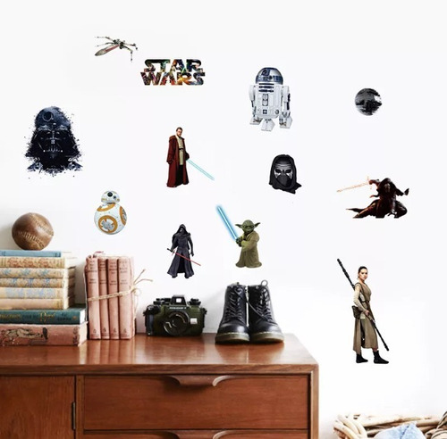 Afiche Adhesivo Vinilo Decorativo Star Wars 