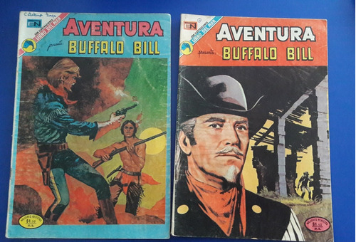 Revistas Comic Buffalo Bill Ed Novaro 1973 Set De 2 