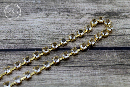 Accesorio Cinturón Caderín Collar Largo De Cadena De Strass
