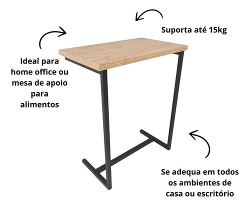 Mesa Para Estudos Notebook Trabalho - Encaixe No Sofá E Cama