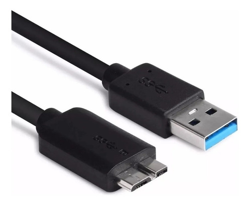 Cable Usb 3.0 Disco Duro Color Negro