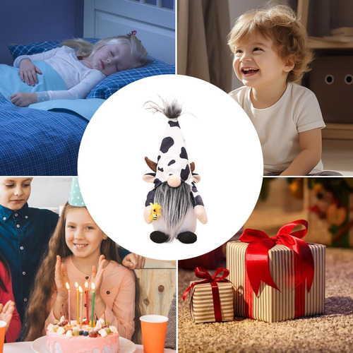 Adornos Navideños De Felpa Decoración De Gnomos Navideños De