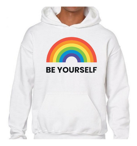 Sudadera Hoodie Pride Arcoiris Gay Lgbti Modelo 4