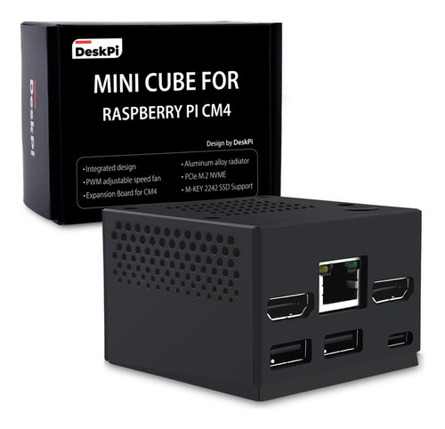 Geeekpi Deskpi Mini Cube Para Raspberry Pi Compute Module 4.