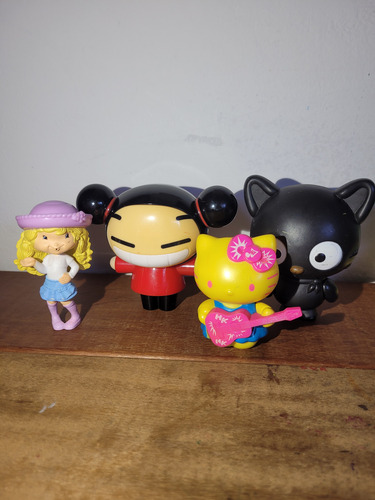 Lote Brinquedos Mc Donalds Hello Kitty + Pucca