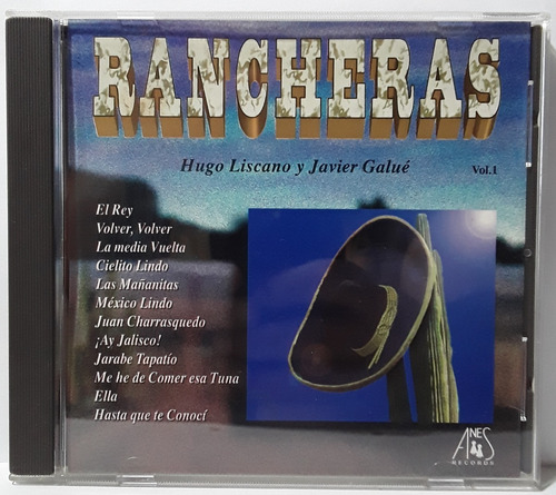 Cd Hugo Liscano Y Javier Galue - Rancheras Vol. 1 Original