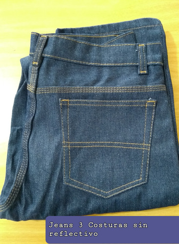 Pantalon Jeans  Para Dotacion Con Freflectivo